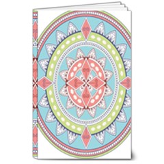 Drawing Mandala Art 8  X 10  Softcover Notebook