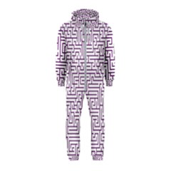 Maze Lost Confusing Puzzle Hooded Jumpsuit (kids)