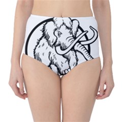 Mammoth Elephant Strong Classic High-Waist Bikini Bottoms