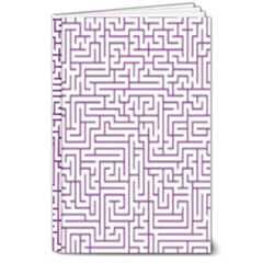Maze Lost Confusing Puzzle 8  X 10  Hardcover Notebook