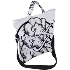 Mammoth Elephant Strong Fold Over Handle Tote Bag