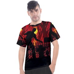 Horror Zombie Ghosts Creepy Men s Sport Top