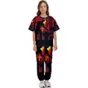 Horror Zombie Ghosts Creepy Kids  T-Shirt and Pants Sports Set View1