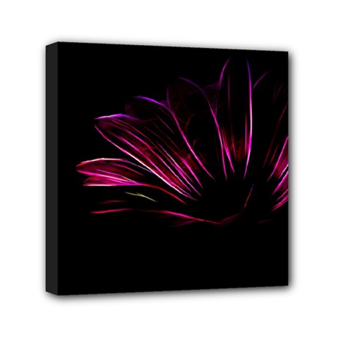 Purple Flower Pattern-design-abstract-background Mini Canvas 6  X 6  (stretched) by Amaryn4rt