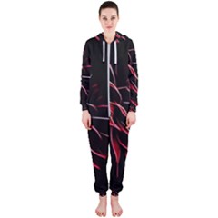 Pattern Design Abstract Background Hooded Jumpsuit (ladies)