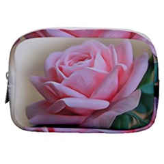 Rose Pink Flowers Pink Saturday Make Up Pouch (small) by Amaryn4rt