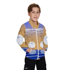 Vector Graphic Clipart Mountains Kids  Windbreaker