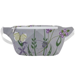 Flower Butterfly Pot Waist Bag  by Sarkoni