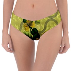 Flower Blossom Reversible Classic Bikini Bottoms