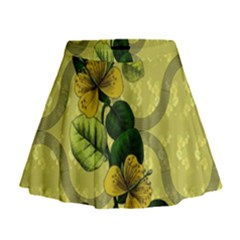 Flower Blossom Mini Flare Skirt