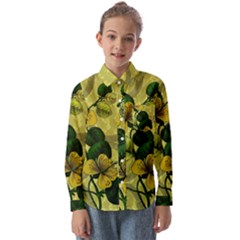 Flower Blossom Kids  Long Sleeve Shirt