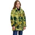 Flower Blossom Kids  Hooded Longline Puffer Jacket View1