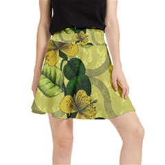 Flower Blossom Waistband Skirt