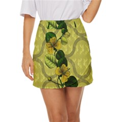 Flower Blossom Mini Front Wrap Skirt