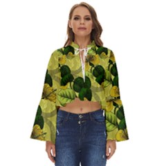 Flower Blossom Boho Long Bell Sleeve Top