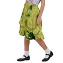 Flower Blossom Kids  Ruffle Flared Wrap Midi Skirt View2