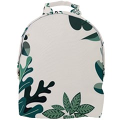 Leaves Plants Foliage Border Mini Full Print Backpack