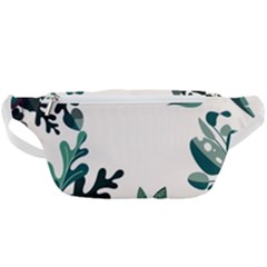 Leaves Plants Foliage Border Waist Bag  by Sarkoni