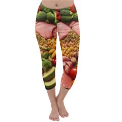 Fruit Snack Diet Bio Food Healthy Capri Winter Leggings  by Sarkoni