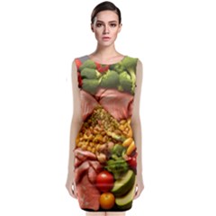 Fruit Snack Diet Bio Food Healthy Classic Sleeveless Midi Dress