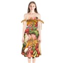 Fruit Snack Diet Bio Food Healthy Shoulder Tie Bardot Midi Dress View1