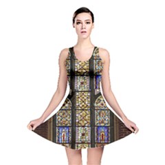 Stained Glass Window Old Antique Reversible Skater Dress