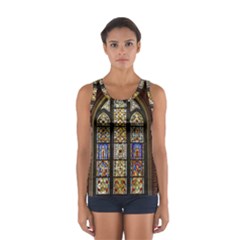 Stained Glass Window Old Antique Sport Tank Top 