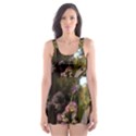 Apothecary Old Herbs Natural Skater Dress Swimsuit View1