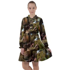 Apothecary Old Herbs Natural All Frills Chiffon Dress