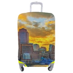 Boston Skyline Cityscape River Luggage Cover (medium) by Sarkoni