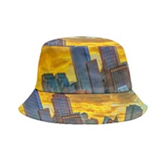 Boston Skyline Cityscape River Bucket Hat by Sarkoni