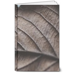 Leaf Veins Nerves Macro Closeup 8  X 10  Hardcover Notebook