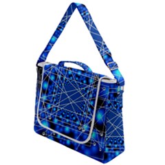 Network Connection Structure Knot Box Up Messenger Bag by Amaryn4rt