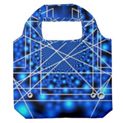 Network Connection Structure Knot Premium Foldable Grocery Recycle Bag