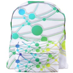 Network Connection Structure Knot Giant Full Print Backpack by Amaryn4rt