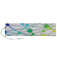 Network Connection Structure Knot Roll Up Canvas Pencil Holder (l) by Amaryn4rt