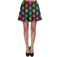 Pattern Background Colorful Design Skater Skirt by Amaryn4rt