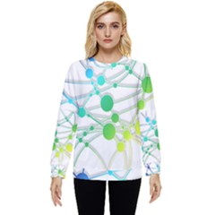 Network Connection Structure Knot Hidden Pocket Sweatshirt by Amaryn4rt