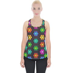 Pattern Background Colorful Design Piece Up Tank Top