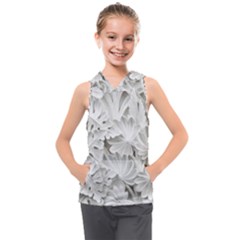 Pattern Motif Decor Kids  Sleeveless Hoodie