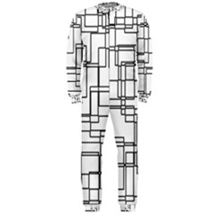 Structure Pattern Network Onepiece Jumpsuit (men) by Amaryn4rt