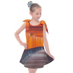 Architecture Art Bright Color Kids  Tie Up Tunic Dress by Amaryn4rt