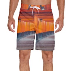 Architecture Art Bright Color Men s Beach Shorts by Amaryn4rt