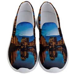 Hamburg City Blue Hour Night Men s Lightweight Slip Ons by Amaryn4rt