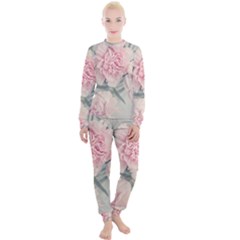 Cloves Flowers Pink Carnation Pink Women s Lounge Set