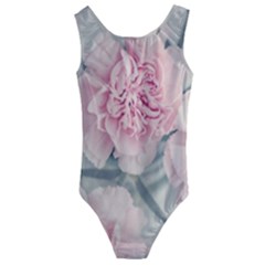 Cloves Flowers Pink Carnation Pink Kids  Cut-Out Back One Piece Swimsuit