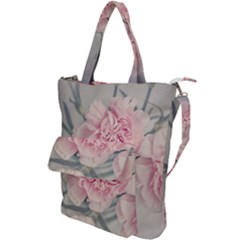 Cloves Flowers Pink Carnation Pink Shoulder Tote Bag by Amaryn4rt