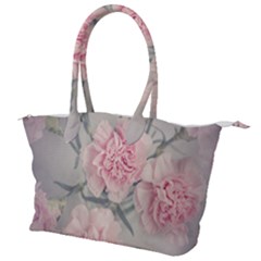 Cloves Flowers Pink Carnation Pink Canvas Shoulder Bag