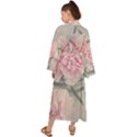 Cloves Flowers Pink Carnation Pink Maxi Kimono View2