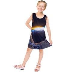 Door Breakthrough Door Sunburst Kids  Tunic Dress by Amaryn4rt